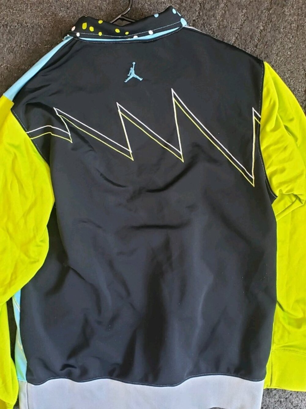 Jordan Full-Zip Track Jacket Multicolor Colorblock L 256116-010 - Picture 3 of 11